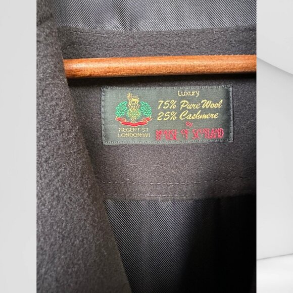 HOUSE OF SCOTLAND - Regent Street LondonW1 - Wool & Cashmere Size 40 - Dark Blue - Picture 4 of 5